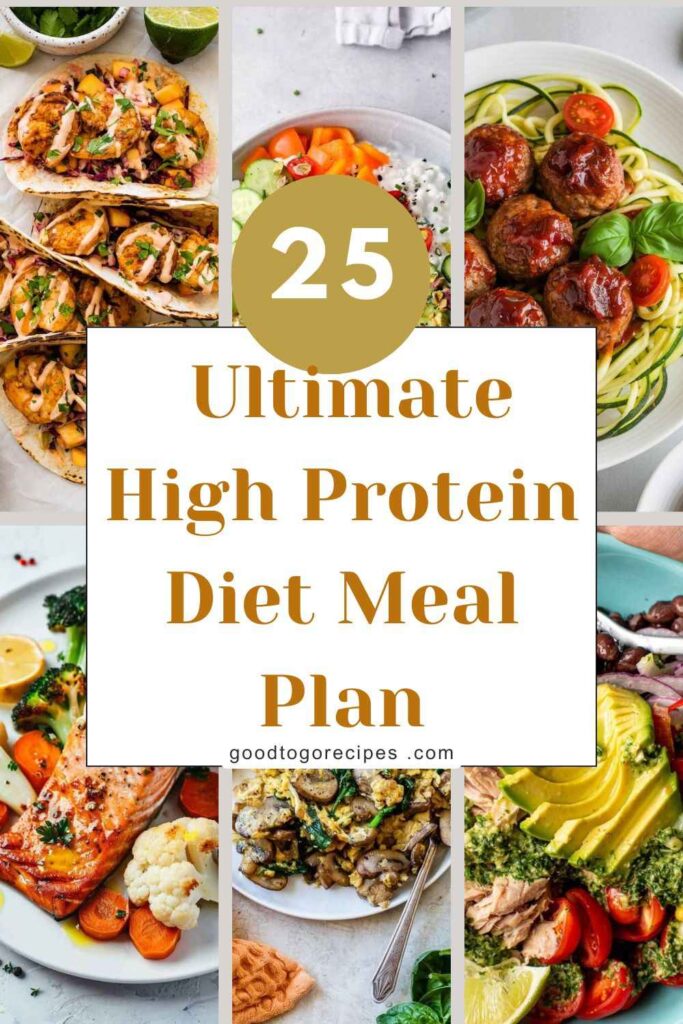 High Protein Diet Meal Plan