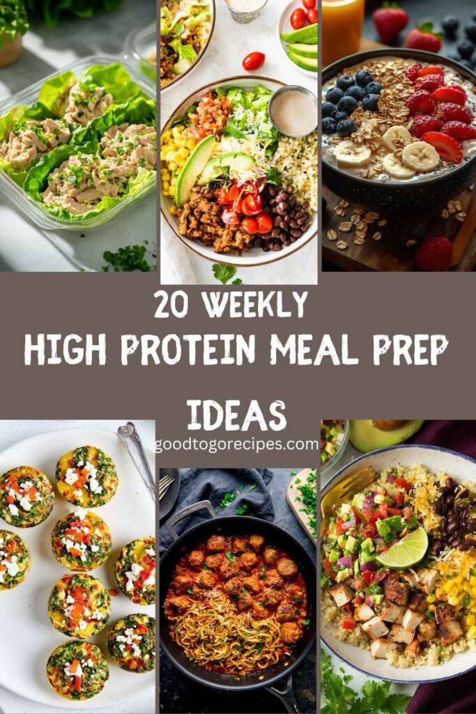 High Protein Meal Prep Ideas